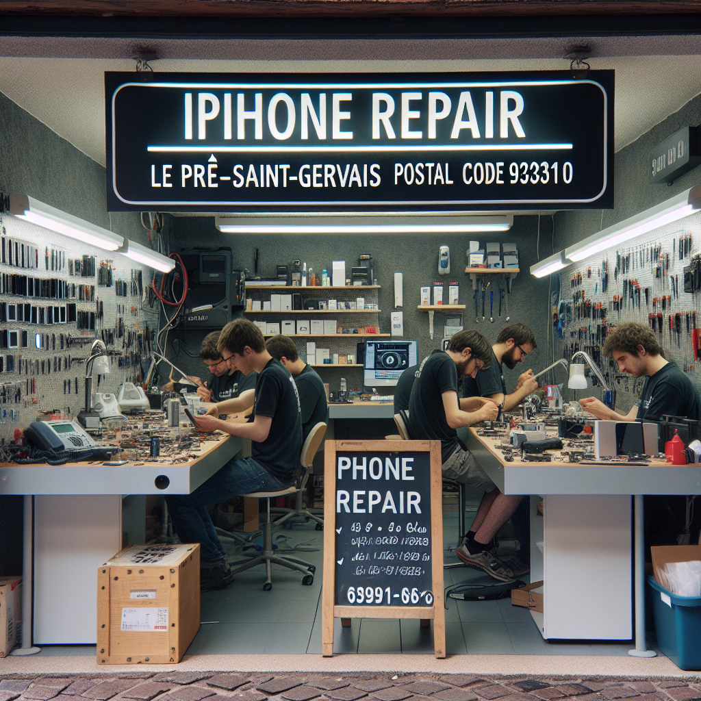 Reparation iPhone Le Pré-Saint-Gervais (93310)