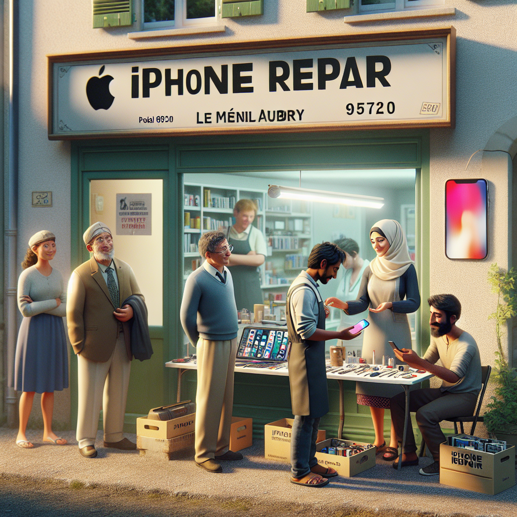 Reparation iPhone Le Mesnil-Aubry (95720)